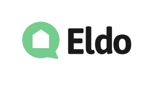 Logo d'Eldo, représentant des façades ariégeoises.